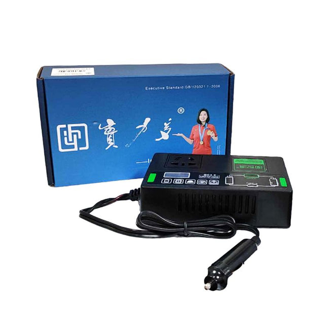 Shiliduo SLD-1127 vehicle multi-function power inverter με συσκευασία και καλώδιο αναπτήρα