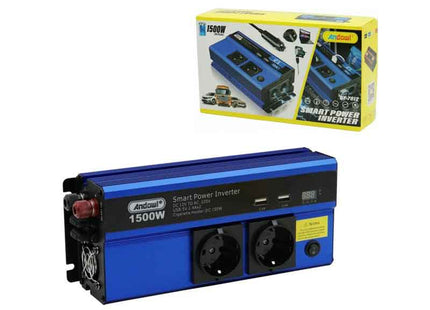 Andowl QY-7012 smart power inverter 1500W με συσκευασία