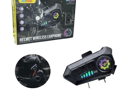 Andowl H6 Ασύρματο Bluetooth Κράνους BT 5.3 με Μείωση Θορύβου για μοτοσυκλέτα