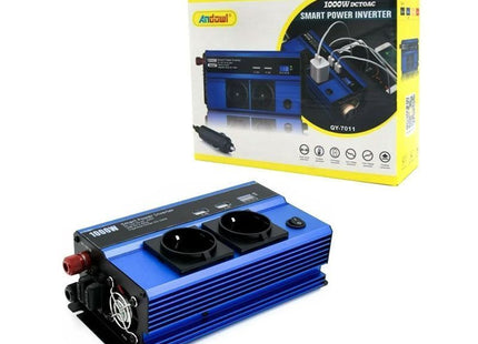Andowl QY-7011 smart power inverter με ανεμιστήρα και είσοδο 12V
