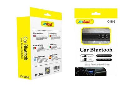 Andowl Q-B09 ασύρματος δέκτης μουσικής Bluetooth με AUX 3.5mm
