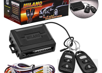 Milano universal σύστημα κεντρικού κλειδώματος αυτοκινήτου με 2 τηλεχειριστήρια