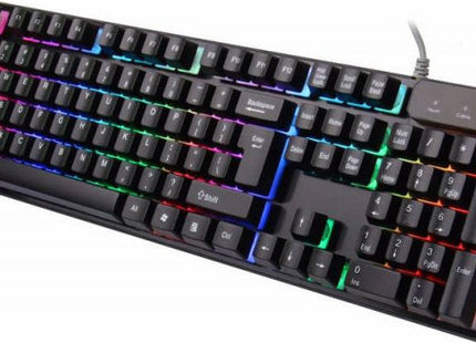 Gaming Πληκτρολόγια FanTech KR-6300 Ενσύρματο Gaming Πληκτρολόγιο με Φωτισμό Αγγλικό US