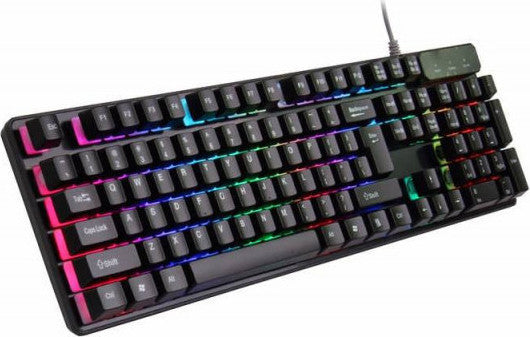 FanTech KR-6300 Ενσύρματο Gaming Πληκτρολόγιο με Φωτισμό Αγγλικό US