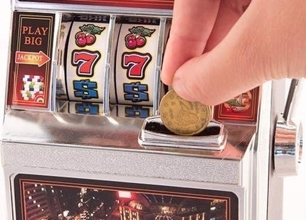 κουμπαράς slot machine για αποταμίευση κερμάτων και διακόσμηση