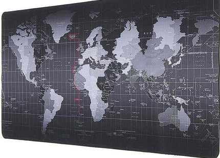 World Map Gaming Mouse Pad Μαύρο XL / XXL / XXXL