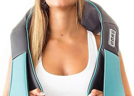 Συσκευή Μασάζ Shiatsu Αυχένα και Ώμων με Υπέρυθρη Θέρμανση Μαύρη