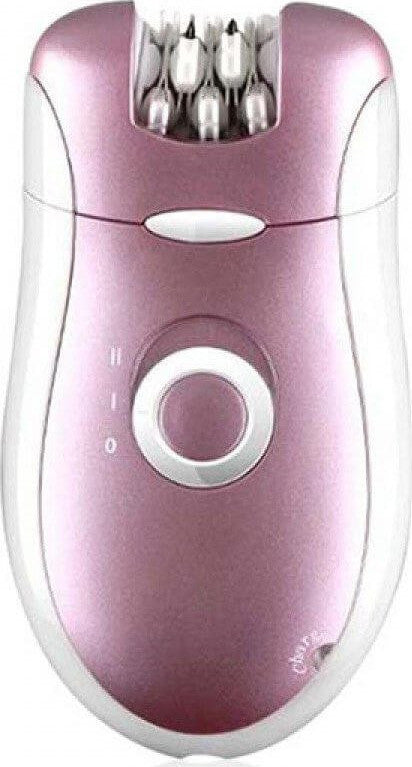 Kemei KM-2068 Επαναφορτιζόμενη Ξυριστική και Αποτριχωτική Μηχανή 2 σε 1 Ροζ