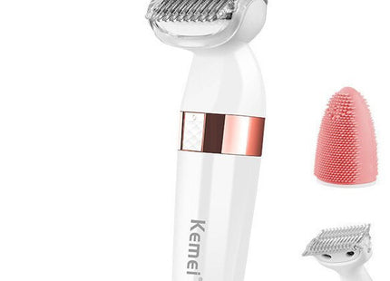 Kemei KM-3204 Σετ Ομορφιάς 3 σε 1 για Αποτρίχωση και Καθαρισμό Προσώπου