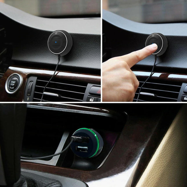 Αξεσουάρ Ήχου Αυτοκινήτου Bluetooth Receiver Αυτοκινήτου Jrbc01 με Aux, NFC και Φορτιστή Αναπτήρα