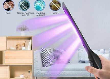 Φορητή συσκευή απολύμανσης LED UVC μαύρο με 99.9% αποστείρωση - One Fashion Limani Θεσσαλονίκη Ελλάδα