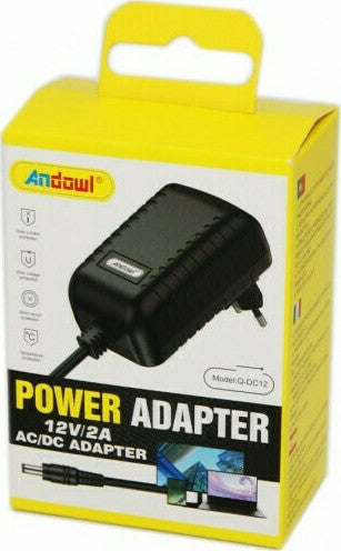 Συσκευασία Andowl Q-DC12 τροφοδοτικό 12V 2A
