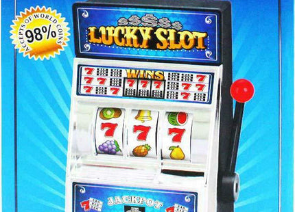 κουμπαράς slot machine Lucky Slot σε χρώμα Μπλε