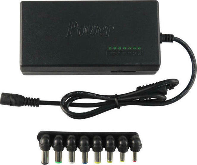 Universal ρυθμιζόμενο τροφοδοτικό 12-24V με 9 κυλινδρικά βύσματα