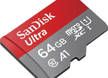 κάρτα μνήμης microSDXC 64GB με αντάπτορα SD για smartphone, tablet, φωτογραφικές μηχανές και συσκευές που υποστηρίζουν microSD