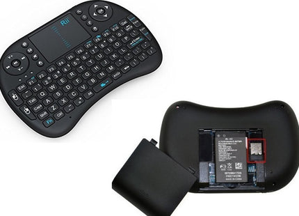 ασύρματο mini πληκτρολόγιο με touchpad και φωτιζόμενα πλήκτρα για TV box, υπολογιστή, media center και καθημερινό χειρισμό από απόσταση
