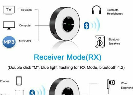 Αξεσουάρ Ήχου Αυτοκινήτου Bluetooth Transmitter Receiver Αυτοκινήτου με Aux 3.5mm και USB Φόρτιση