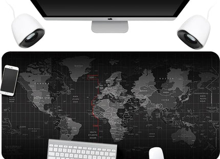 Gaming Mouse Pads World Map Gaming Mouse Pad Μαύρο XL / XXL / XXXL