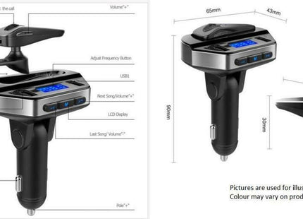 FM Transmitters Αυτοκινήτου Andowl V6 FM Transmitter Αυτοκινήτου με Bluetooth και USB