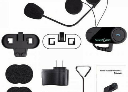 FreedConn Σύστημα Ενδοεπικοινωνίας Κράνους 800m με Bluetooth
