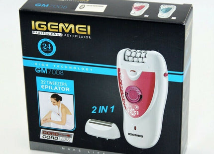 Gemei GM-7008 Επαναφορτιζόμενη Αποτριχωτική και Ξυριστική Μηχανή 2 σε 1