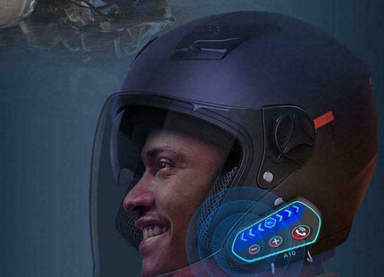 Ενδοεπικοινωνία Μηχανής Ασύρματο Bluetooth Κράνους A10 για Μοτοσυκλέτα