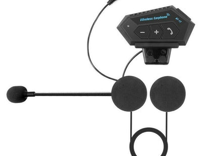 Ενδοεπικοινωνία Μηχανής Andowl BT-12 Ασύρματο Bluetooth Κράνους IP67 500mAh