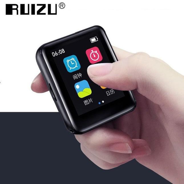 Μαύρο Ruizu M4 MP3 με Bluetooth και 1.8 ιντσών οθόνη Ελλάδα