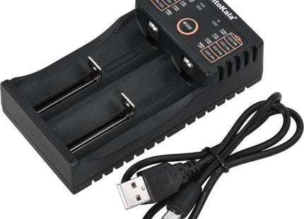Φορτιστές Μπαταριών LiitoKala LII-202 USB Φορτιστής 2 Θέσεων για Li-ion Ni-MH Ni-Cd