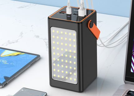 Hoco J107 Super Power Bank 90000mAh 22.5W Φακός LED Power Banks αξεσουάρ και χρήση