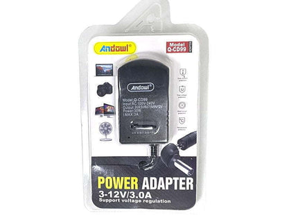 Συσκευασία Andowl Q-CD99 power adapter 3-12V 3A
