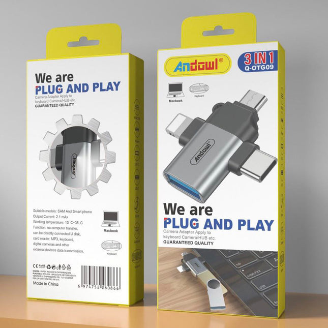 3 in 1 otg adapter