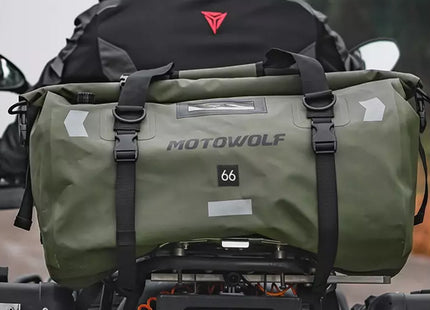 Αξεσουάρ Μοτοσυκλέτας Motowolf MDL0717 Στεγανός Σάκος Ουράς Μοτοσυκλέτας 66L Χακί