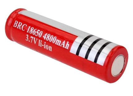σετ επαναφορτιζόμενων μπαταριών 18650 Li-ion για φακούς και συμβατές ηλεκτρονικές συσκευές που δέχονται 18650