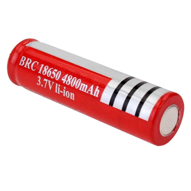 σετ επαναφορτιζόμενων μπαταριών 18650 Li-ion για φακούς και συμβατές ηλεκτρονικές συσκευές που δέχονται 18650