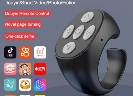 Smart ring gadget για flip pages και φωτογραφίες One Fashion Limani