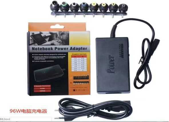 Notebook power adapter JT-4096 με σειρά βυσμάτων και καλώδιο τροφοδοσίας