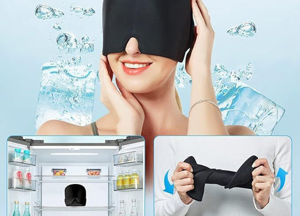 Εικόνα χρήσης μάσκας gel για ψύξη πριν την εφαρμογή