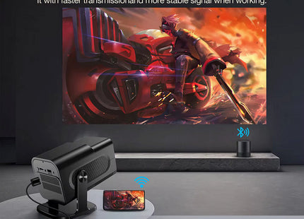 HCS350 Pro Gaming Projector WiFi6 4K Android 12 με 2 Χειριστήρια Home Cinema Κονσόλες Παιχνιδιών λεπτομέρεια προϊόντος