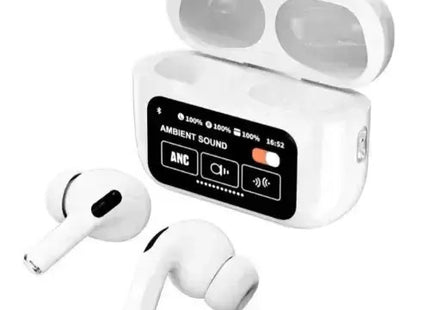 A9 Pro ασύρματα ακουστικά in-ear με οθόνη θήκης από One Fashion Limani