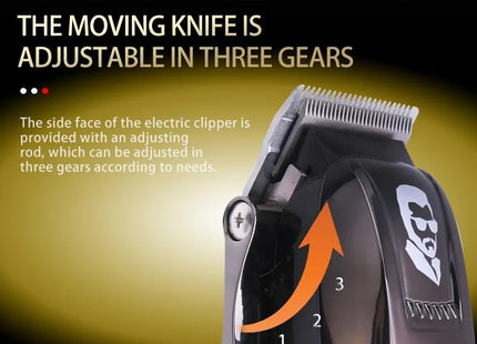 Kemei KM-8501 yellow professional hair clipper ετοιμοπαράδοτο