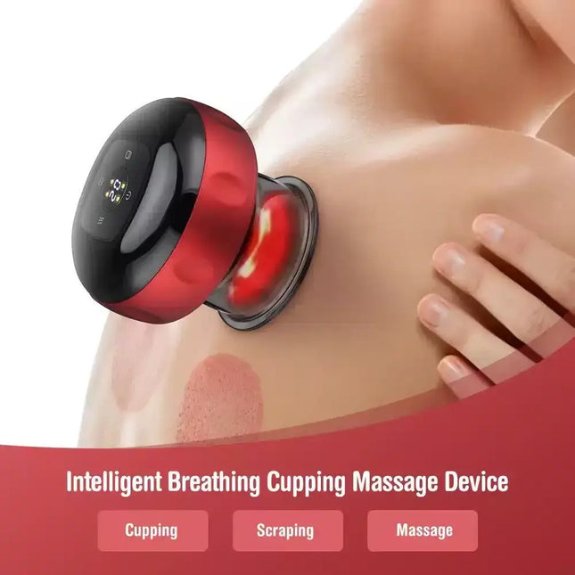 ηλεκτρική βεντούζα μασάζ Gua Sha για cupping και μασάζ Gua Sha με θερμότητα