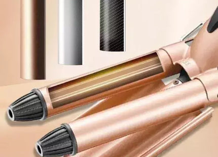 Kemei KM-1010A Τριπλό Ψαλίδι Μαλλιών για Κυματιστά Μαλλιά 90W