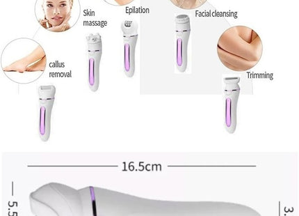 Kemei KM-7936 Αποτριχωτική Μηχανή Epilator 5 σε 1 για Σώμα