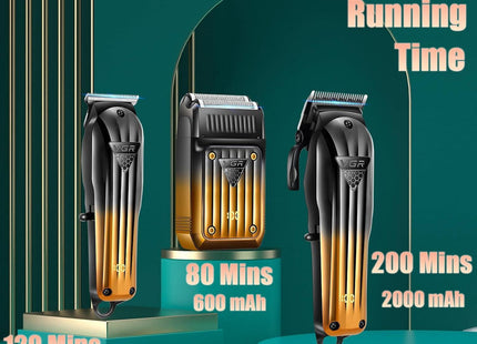 VGR V-644 yellow hair clipper set ετοιμοπαράδοτο στη Θεσσαλονίκη