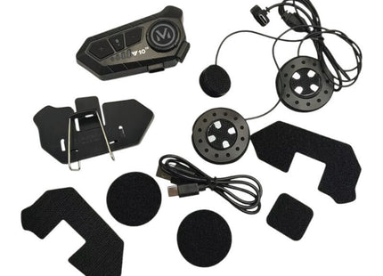Ενδοεπικοινωνία Μηχανής Ασύρματο Bluetooth Κράνους Y10 για Μοτοσυκλέτα