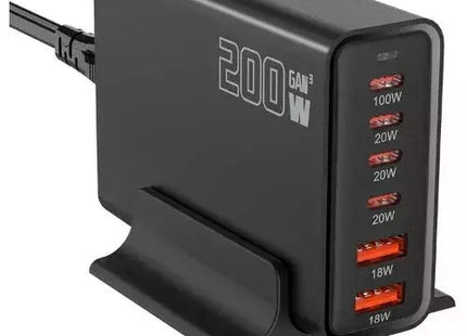Πολύθυρος φορτιστής Andowl Q-CD787 USB-C και USB-A 200W