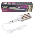 Kemei KM-1010 Τριπλό Ψαλίδι Μαλλιών για Κυματιστά Μαλλιά 22mm 45W