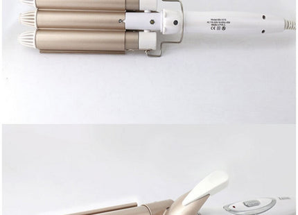 Kemei KM-1010 Τριπλό Ψαλίδι Μαλλιών για Κυματιστά Μαλλιά 22mm 45W
