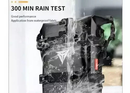 Motowolf Αδιάβροχη Τσάντα Μοτοσυκλέτας 8L Πλαϊνό Σαμάρι Μαύρο για μοτοσυκλέτα